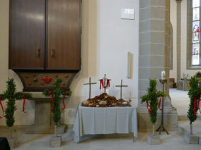 Palmsontag in St. Crescentius - Beginn der Heiligen Woche (Foto: Karl-Franz Thiede)